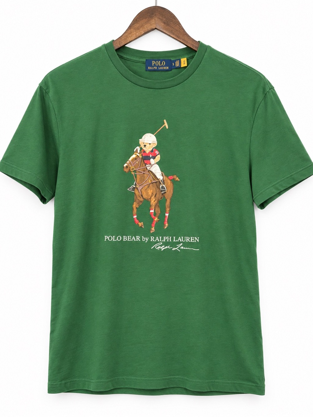 Polo by Ralph Lauren Green Polo Bear Graphic T-Shirt